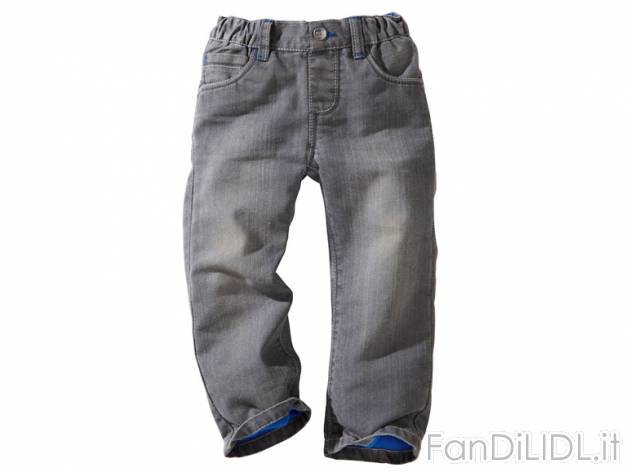 Jeans da bambino Lupilu, prezzo 6,99 &#8364; per Alla confezione 
- Calda fodera ...