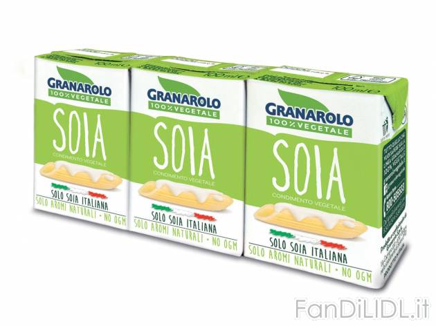 Condimento vegetale alla soia , prezzo 1.69 &#8364; per 3x 100 ml confezione ...