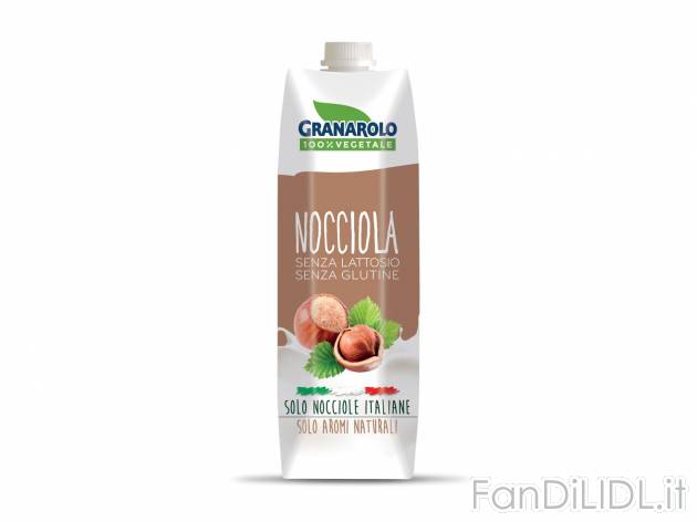 Bevanda vegetale UHT a base di di nocciola , prezzo 1.79 &#8364; per 1 l confezione ...