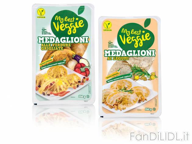 Medaglioni di pasta fresca , prezzo 1.99 &#8364; per 250 g confezione 
- Alle ...