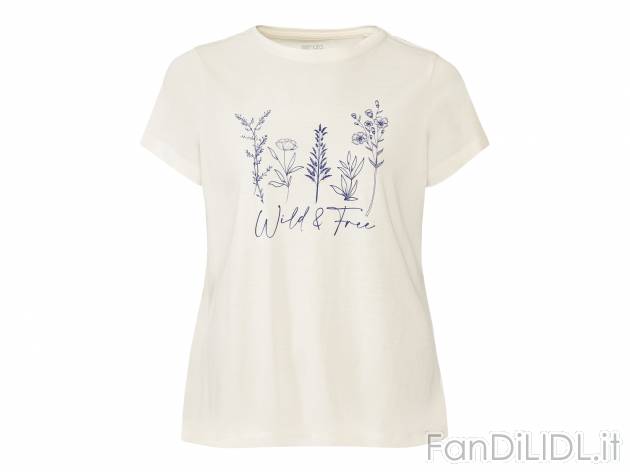 T-shirt da donna Esmara, prezzo 3.99 &#8364; 
Misure: S-XL 
- Puro cotone
Taglie ...