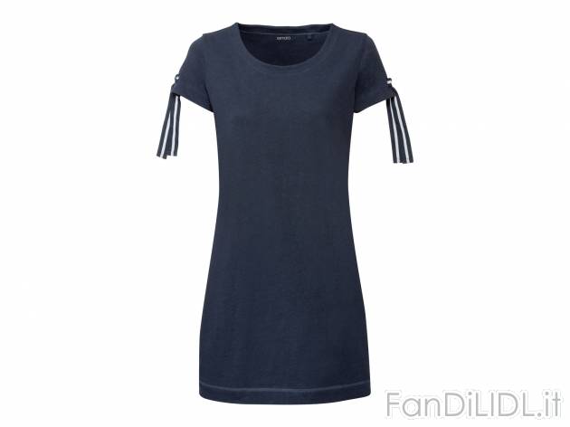 T-shirt lunga da donna Esmara, prezzo 4.99 &#8364; 
Misure: S-L 
- Puro cotone
Taglie ...