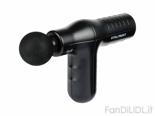 Mini pistola massaggiante Vitalmaxx, prezzo 24.99 &#8364; 
- 5 livelli di intensit&agrave;
- ...