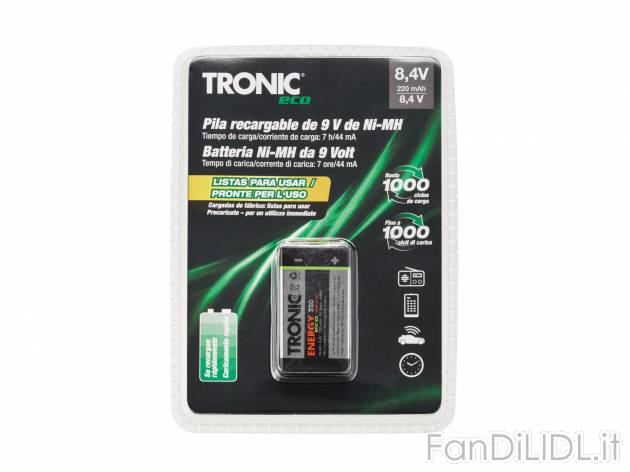 Batterie ricaricabili “Ready to use” , prezzo 3.99 &#8364; 
- A scelta ...