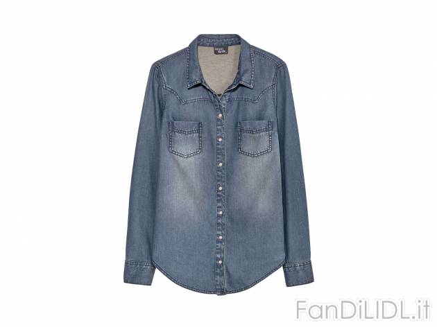 Camicia in jeans da donna , prezzo 11.99 &#8364;  
-  In puro cotone