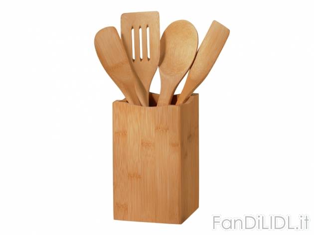 Utensili da cucina in bambù Ernesto, prezzo 5,99 &#8364; per Alla confezione ...