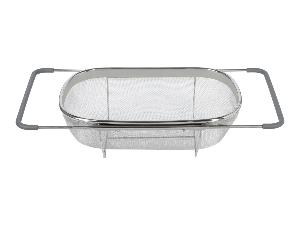 Cestino Scolapasta Estensibile Per Lavello Da Cucina, Verde, In PP, Da 34,5 A 48 Cm, Per Lavare Frutta E Verdura, Scolare Pasta, Asciugare Piatti, Salvaspazio