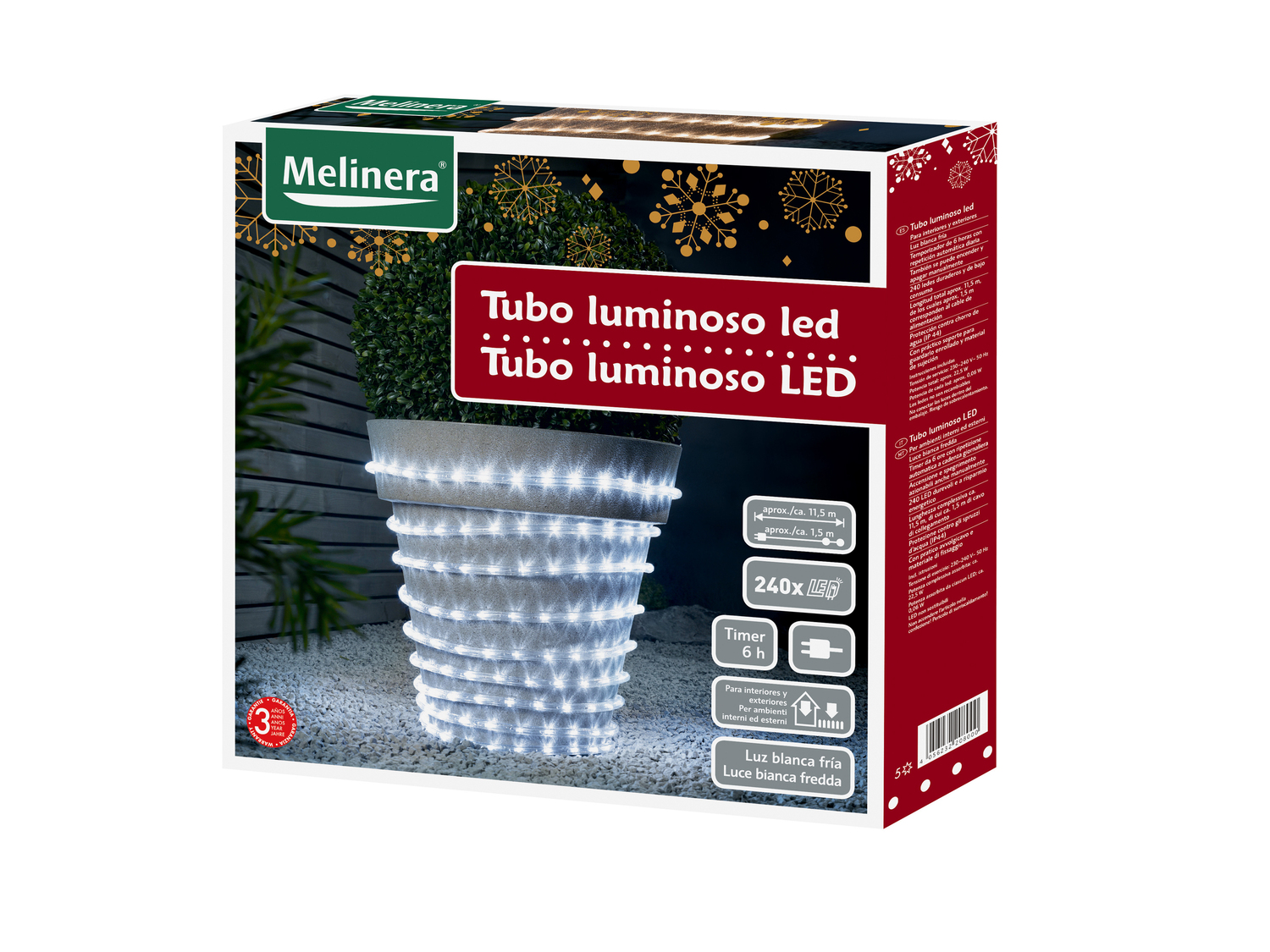 Tubo luminoso LED Melinera, le prix 14.99 &#8364; 
- Per interni ed esterni
- ...