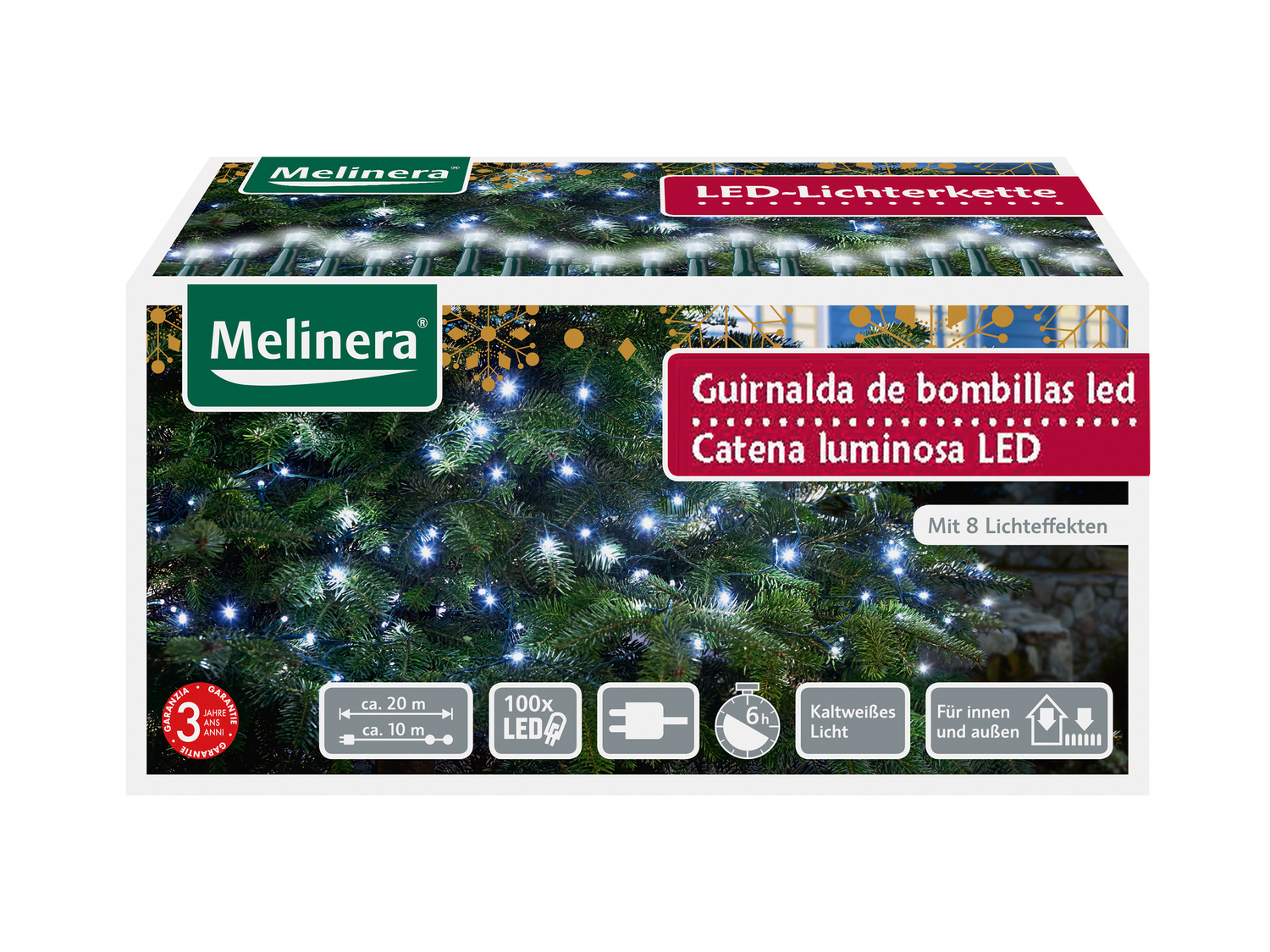 Catena luminosa LED Melinera, le prix 9.99 &#8364; 
- Per ambienti interni ...