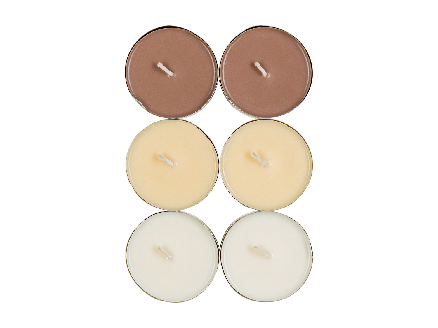 Set candeline profumate Melinera, prezzo 1.99 &#8364;  
6 o 18 pezzi
Caratteristiche