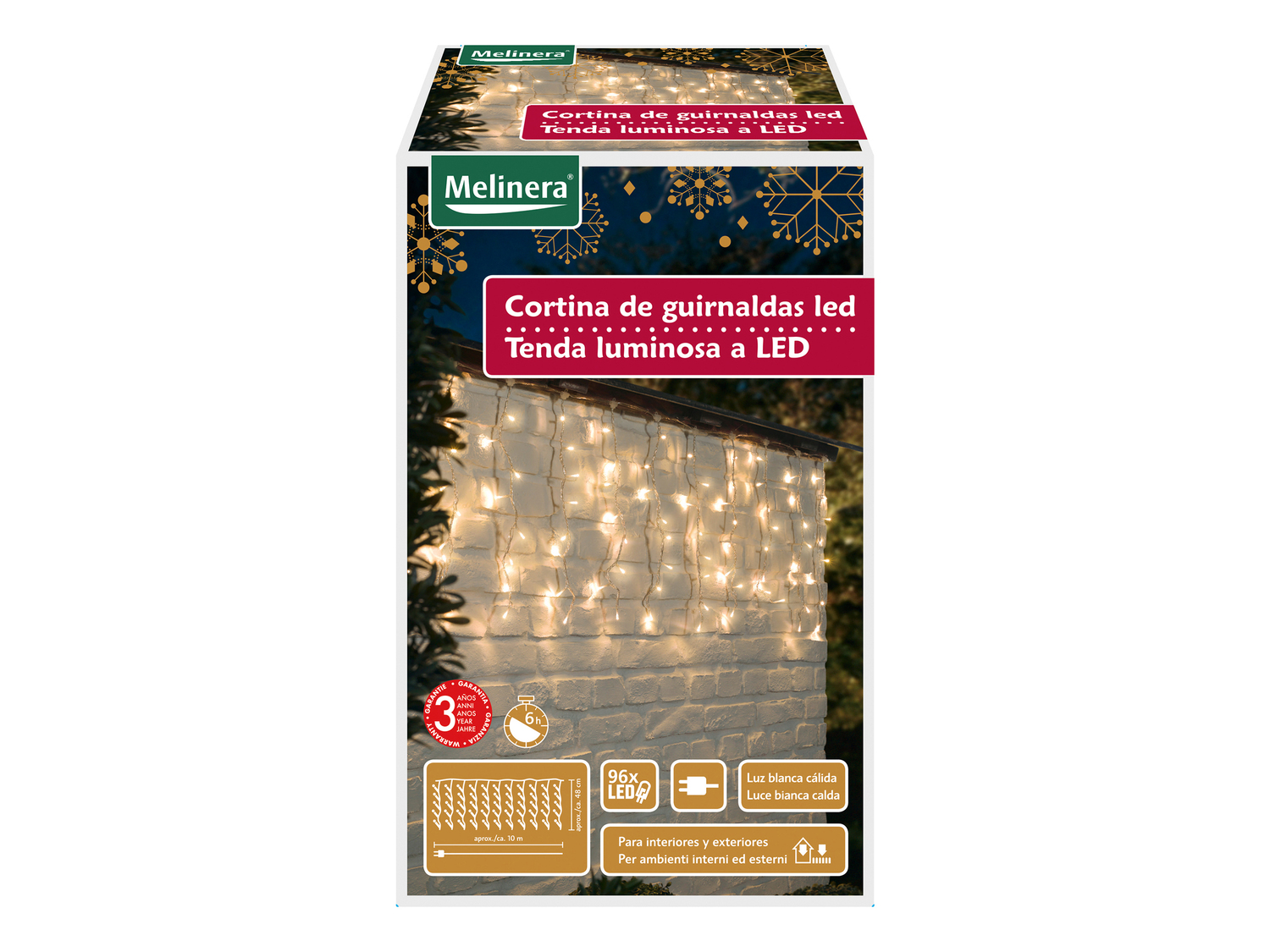 Tenda o rete luminosa a LED Melinera, prezzo 9.99 &#8364; 
- Per ambienti interni ...