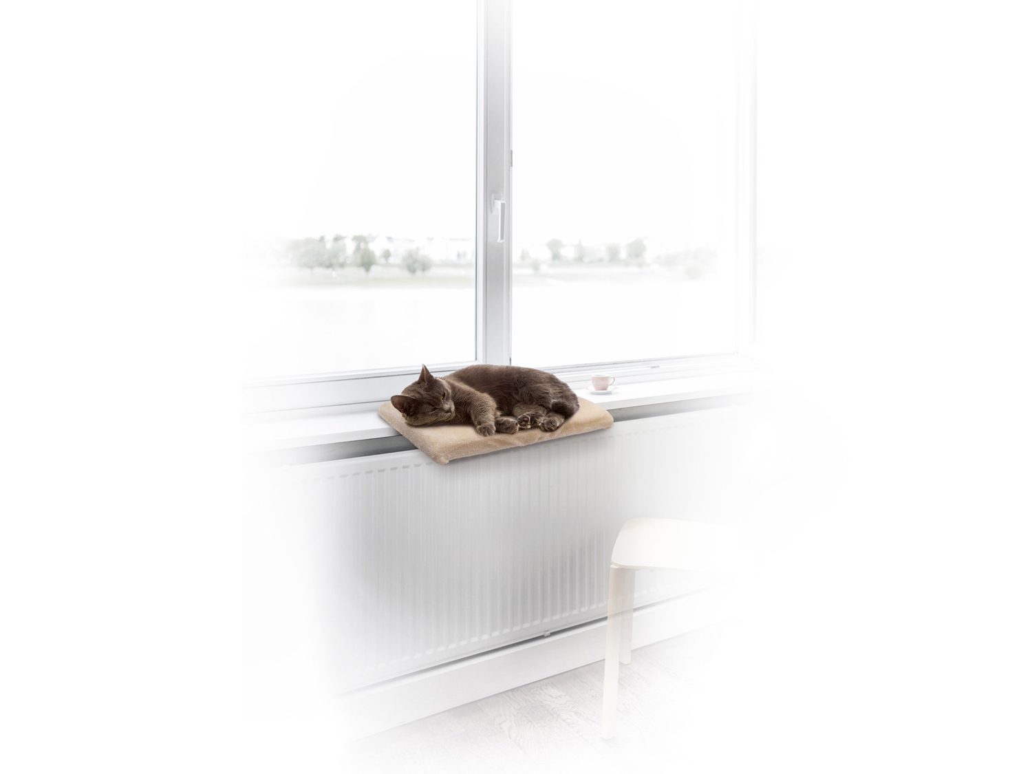 Amaca da finestra o da termosifone per gatti Zoofari, prezzo 9.99 € 
- In morbido ...