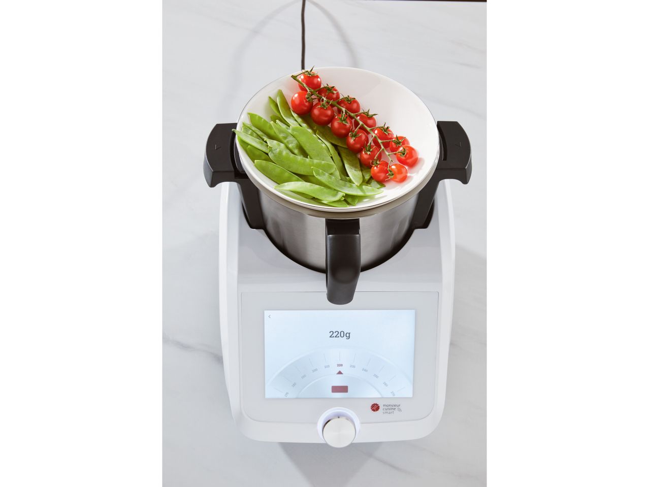 H.Koenig MX18 Robot Da Cucina Génie8 - 800W, Multifunzione, Bianco, Con Frullatore E Accessori