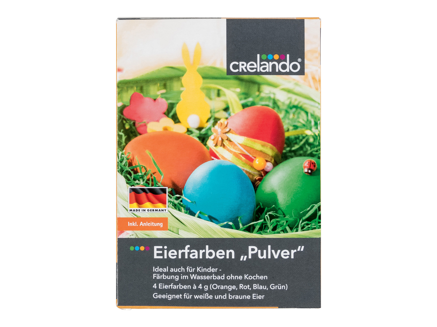 Set per decorazione uova Crelando, prezzo 1.49 &#8364; 
- Set per dipingere ...