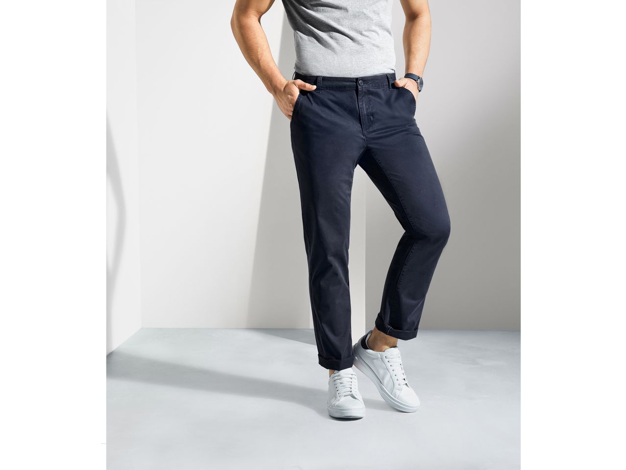 Pantaloni Chino Straight Fit da uomo , prezzo 11.99 EUR