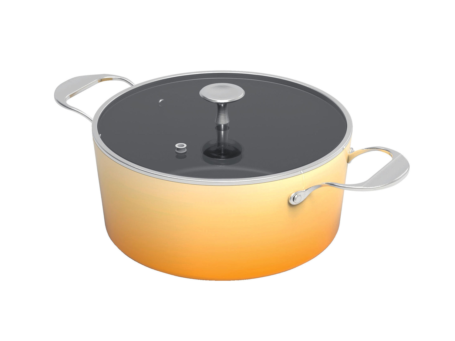 KELOmat Coperchio In Vetro Per Pentole E Pentole A Pressione - Design Rustico, Diametro 16 Cm, Resistente Al Calore