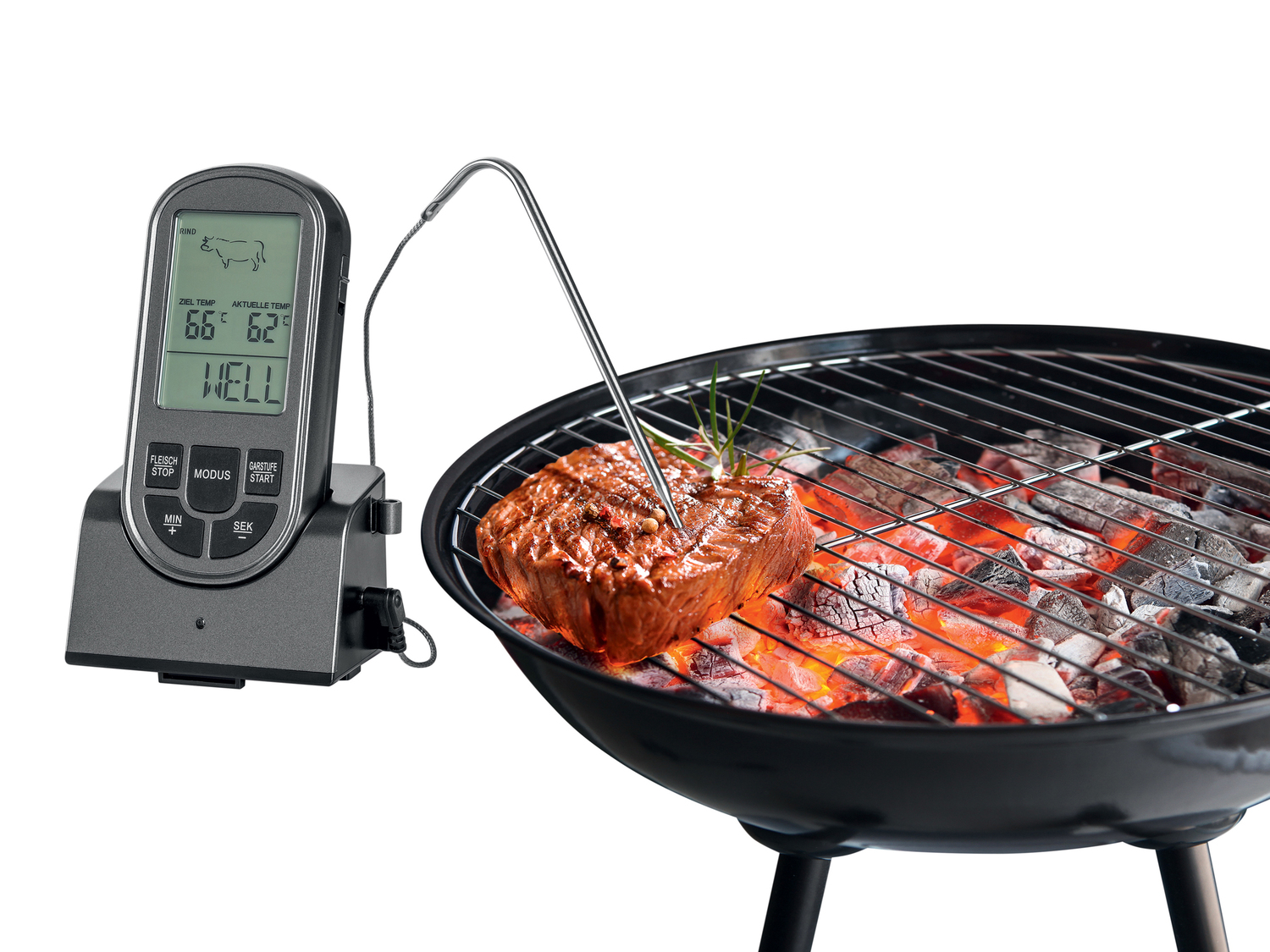 Termometro radiocontrollato per barbecue 3-anni-di-garanzia, prezzo 11.99 € 
- ...