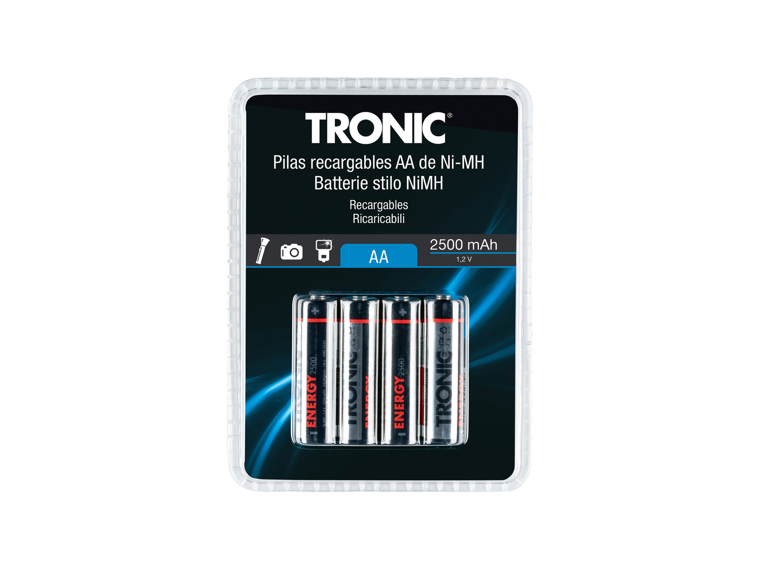 Batterie ricaricabili Tronic, prezzo 3.99 € 
- AAA Ministilo: 1000 mAh, 1,2 V
- ...