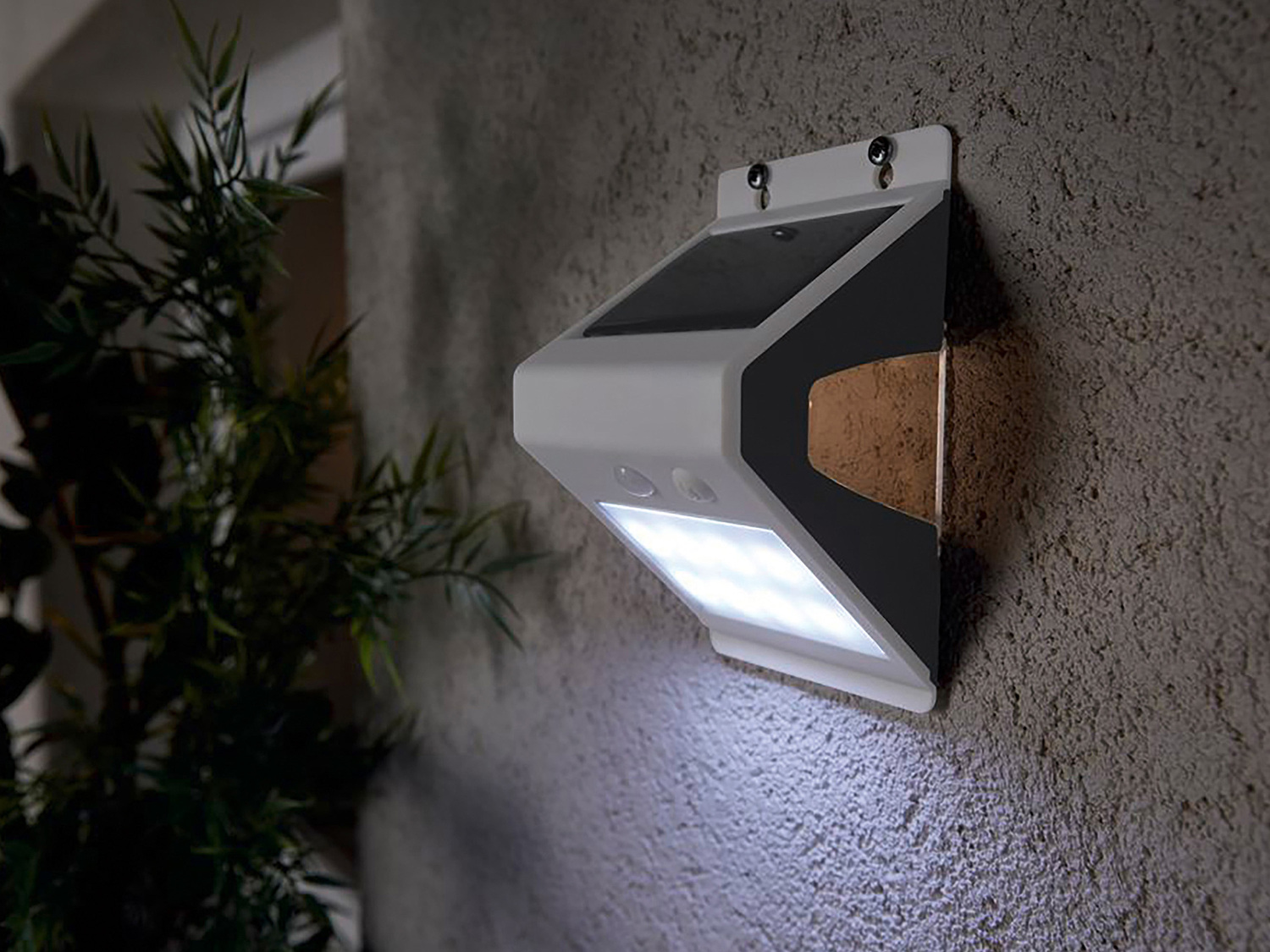 Lampada LED ad energia solare con rilevatore di movimento Livarno Lux, prezzo 9.99 ...