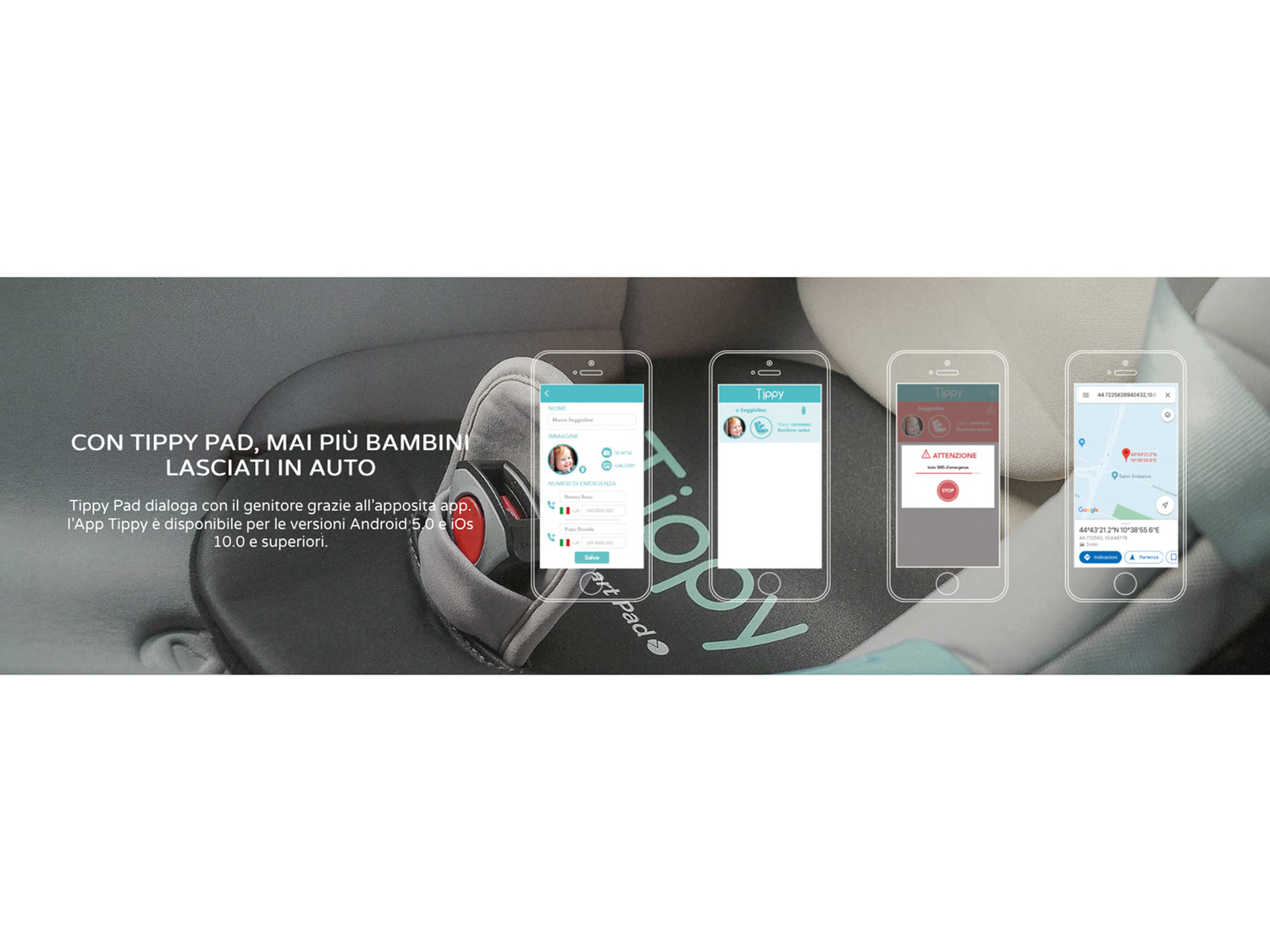 Tippy Smart Pad Tippy, prezzo 49.00 &#8364; 
Con app per iPhone e Android 
Tippy ...