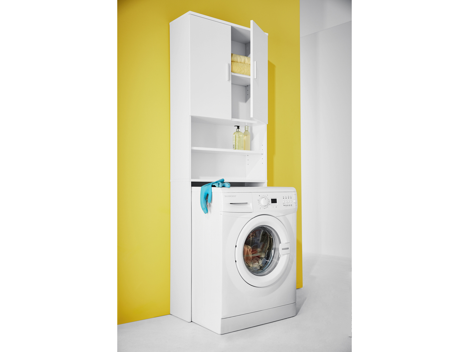 Mobile per lavatrice Livarno Living, prezzo 34.99 &#8364; 
- 64,5 x 190 x 25 ...