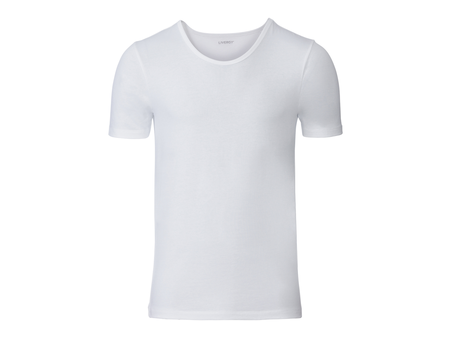 T-shirt intima da uomo Livergy, prezzo 5.99 &#8364; 
Misure: M - XL 
- Con fibra ...