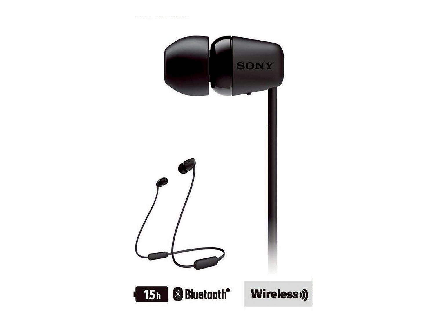 Cuffie audio Bluetooth Sony, prezzo 27.99 &#8364; 
- Chiamate in vivavoce con ...