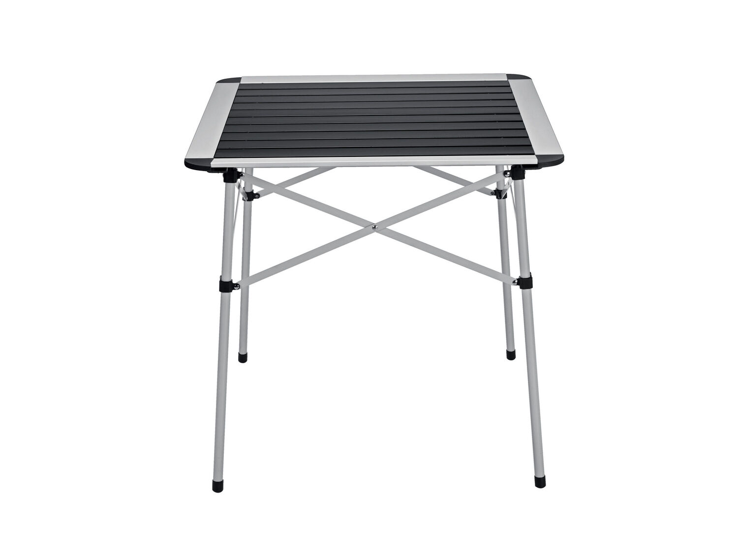 Tavolo Pieghevole Da Campeggio In Rattan Grigio - 45x35x32 Cm - Per Balcone, Giardino E Terrazza
