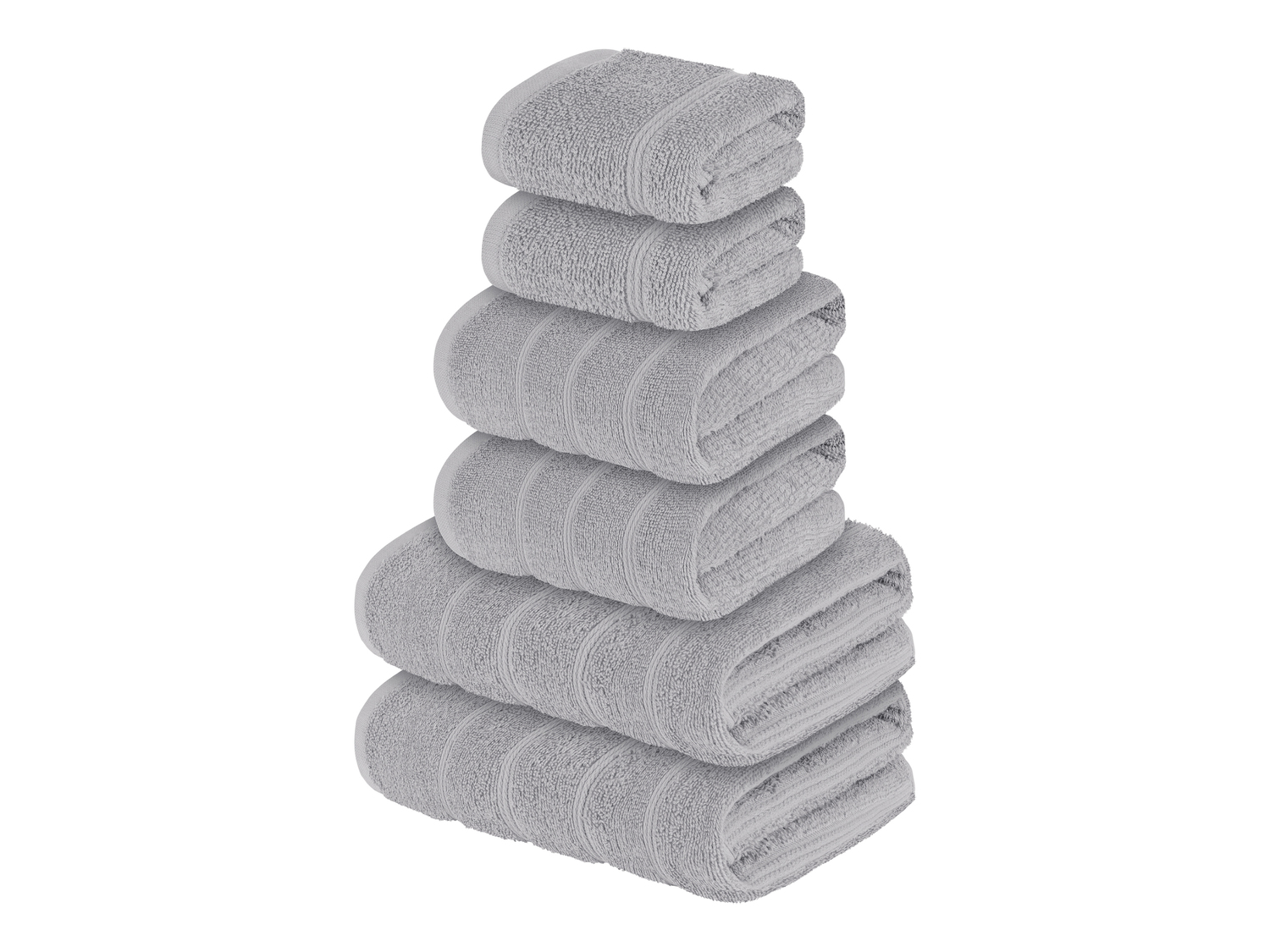 Set asciugamani Livarno, prezzo 9.99 € 
6 pezzi 
- Puro cotone
Prodotto sostenibile ...