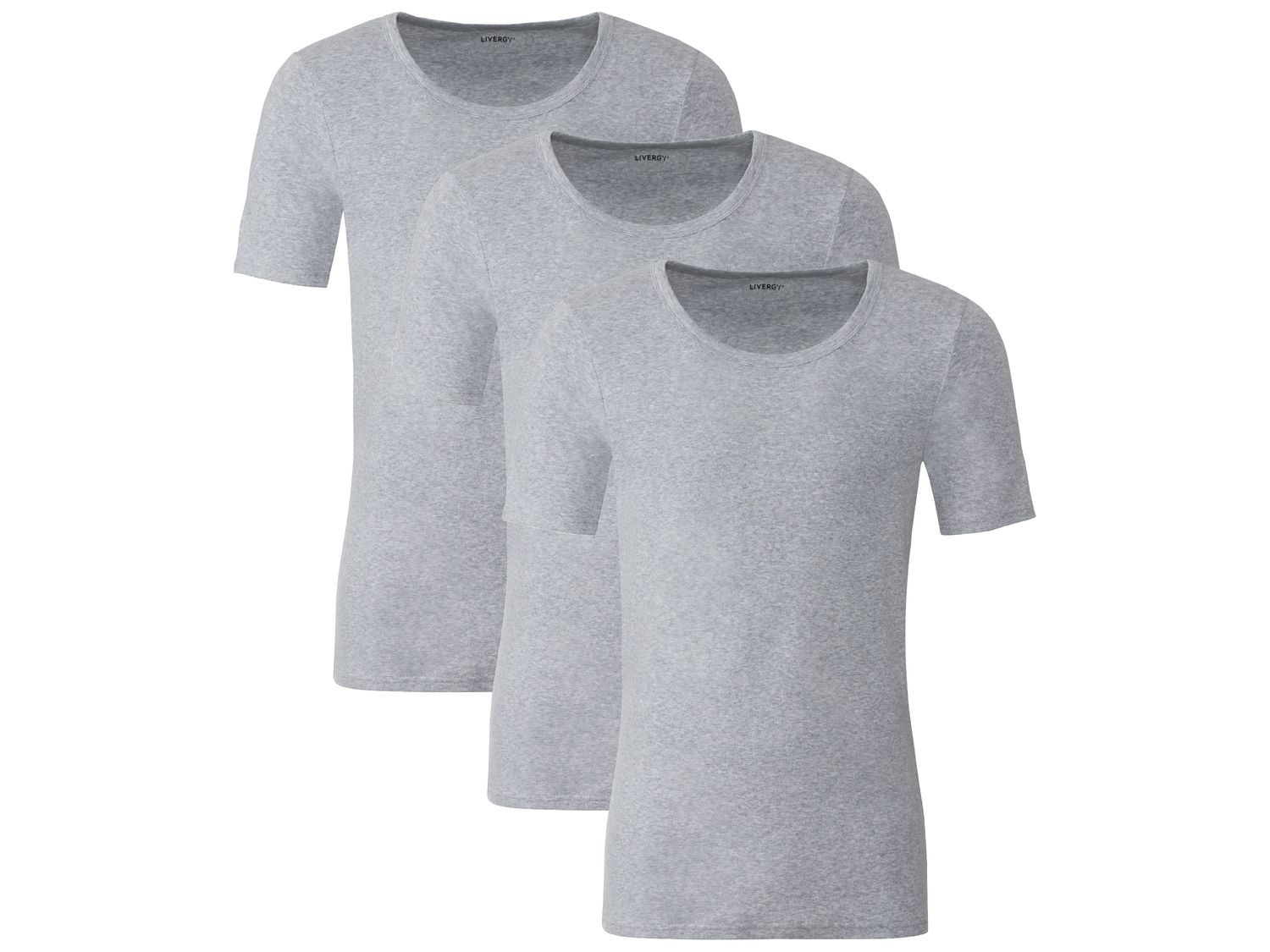 T-shirt intima da uomo, 3 pezzi Livergy, prezzo 9.99 &#8364; 
Misure: M-XL 
- ...
