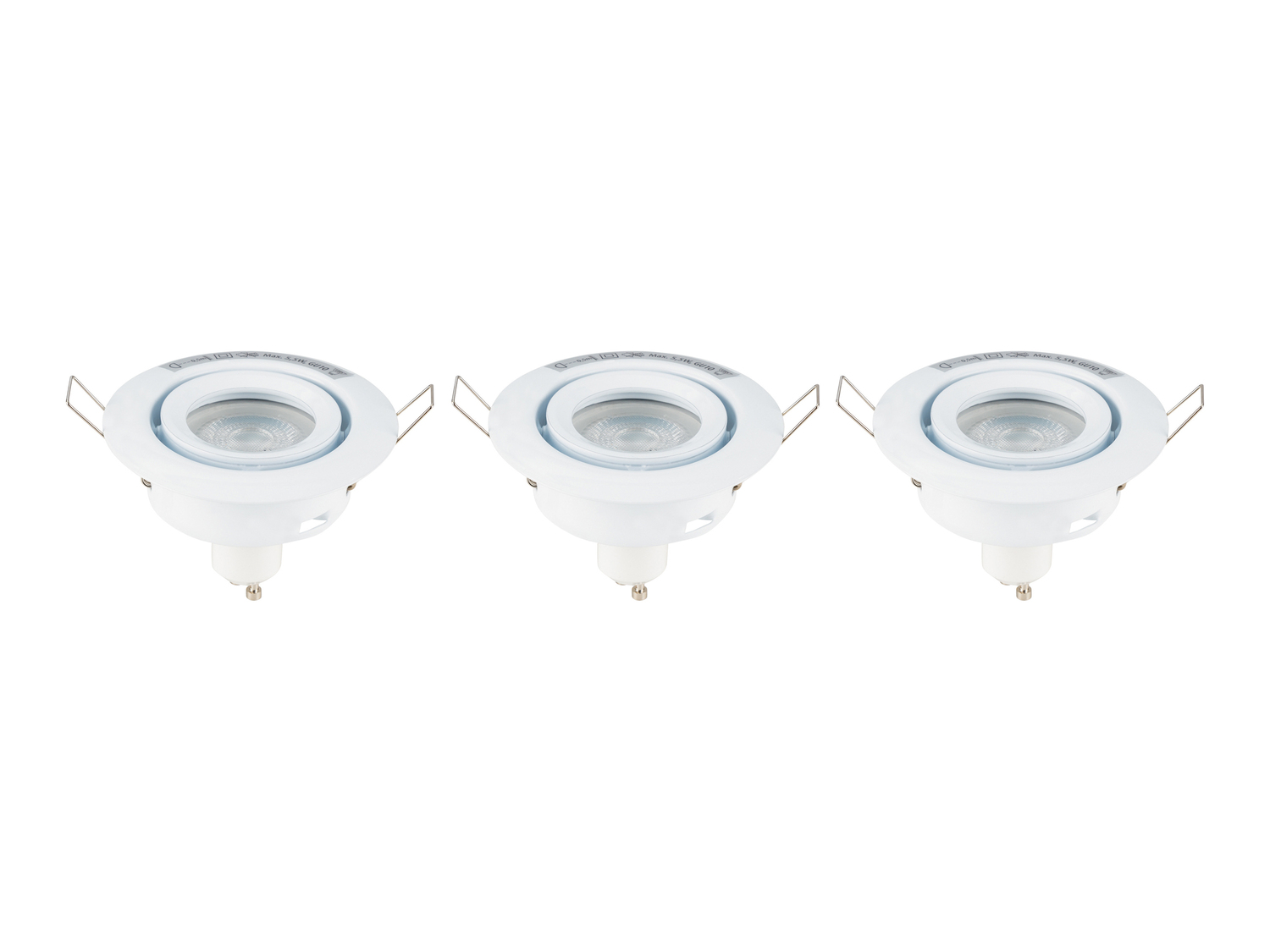 Set faretti LED da incasso SMART Livarno Lux, prezzo 24.99 € 
3 pezzi 
- Faretti ...