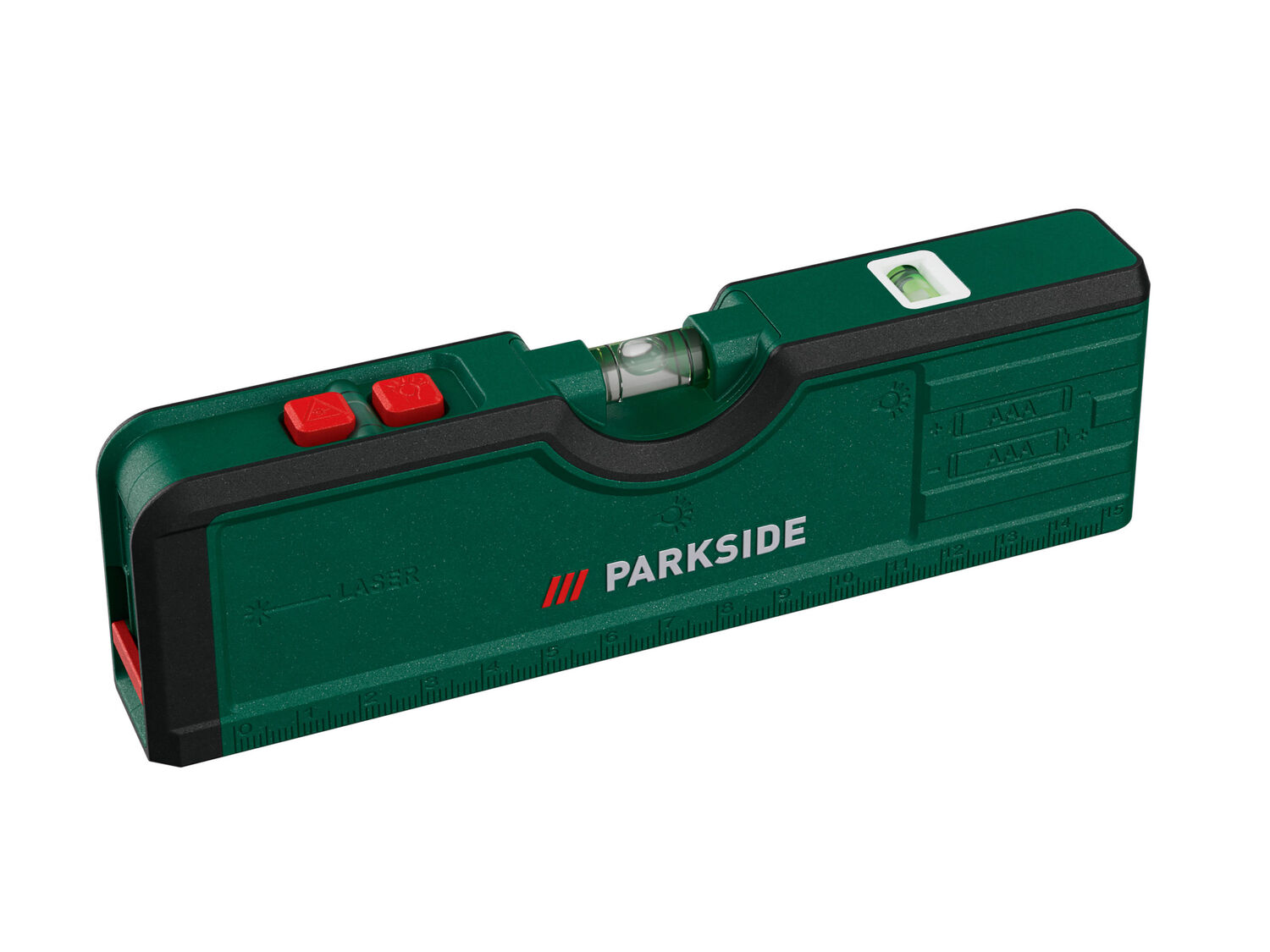 Livella laser con treppiede Parkside, prezzo 11.99 &#8364; 
- Con laser lineare ...