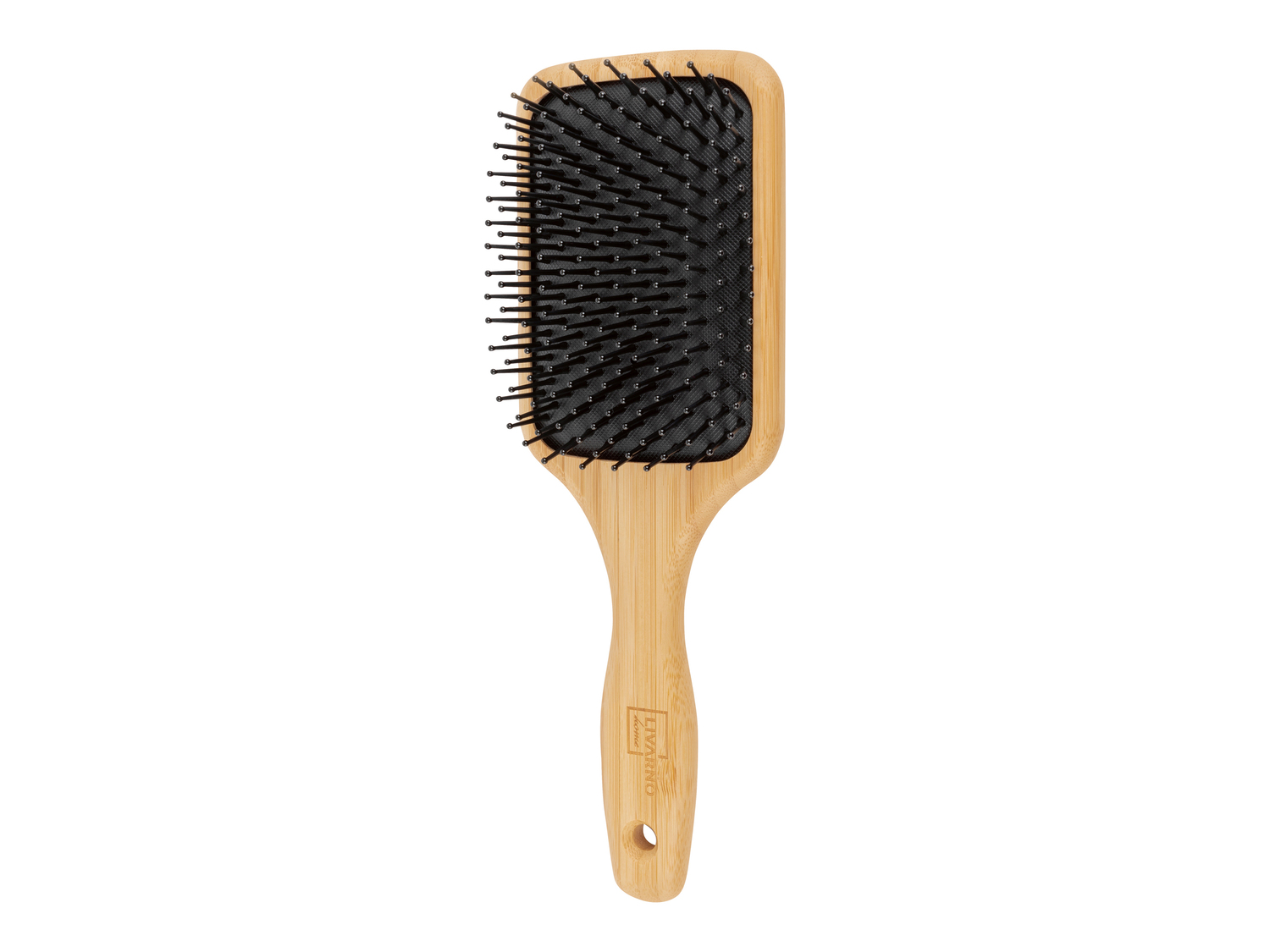 Spazzola per capelli in bambù Livarno, prezzo 3.49 &#8364; 
- Manico in 100% ...