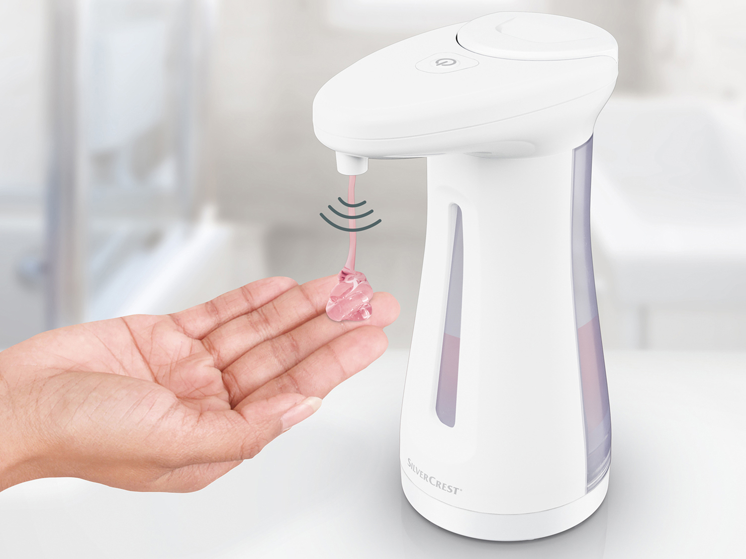 Dispenser di sapone o disinfettante con sensore Silvercrest, prezzo 8.99 &#8364; ...