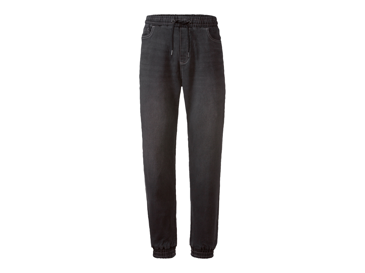 Joggers in jeans da uomo Livergy, prezzo 14.99 &#8364; 
Misure: 46-54
Taglie ...