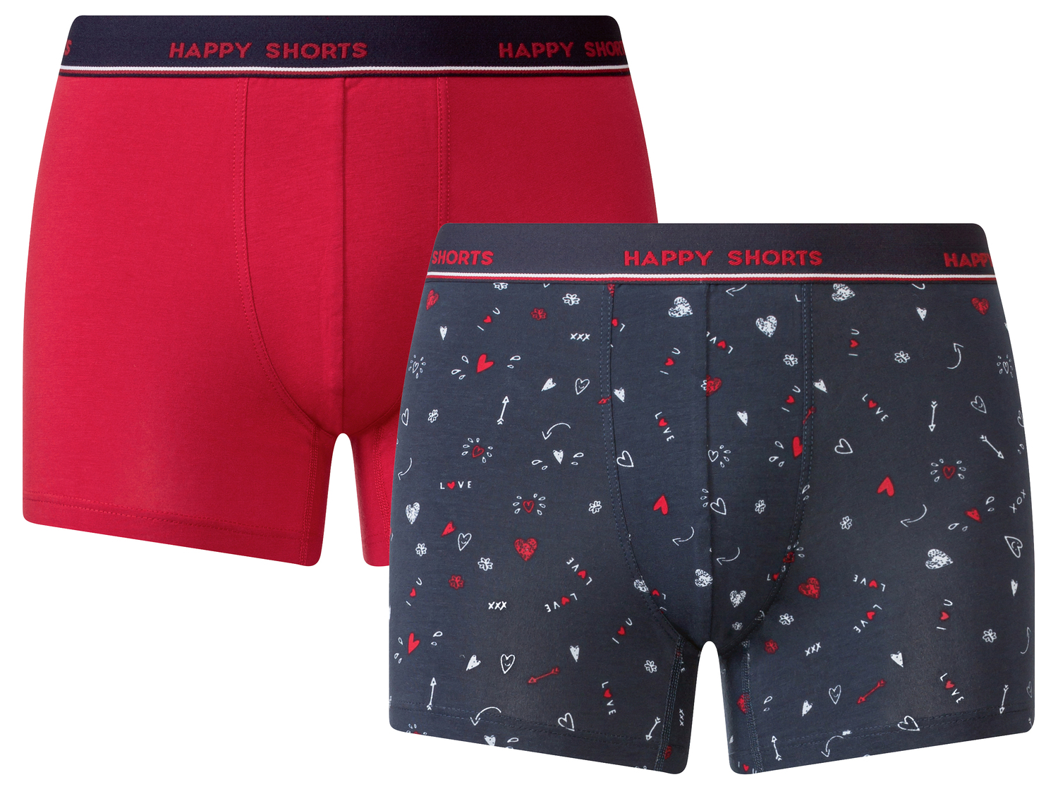 Boxer da uomo Happy-shorts, prezzo 9.99 &#8364; 
2 pezzi - Misure: M-XL
Taglie ...