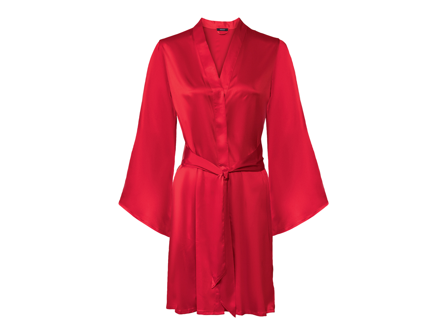 Vestaglia Da Donna In Raso Taglie Forti - Corta E Setosa, Perfetta Per Damigelle D'Onore, Sposa O Relax, Con Cintura E Lacci Interni (Taglie Dalla 1X Alla 4X)