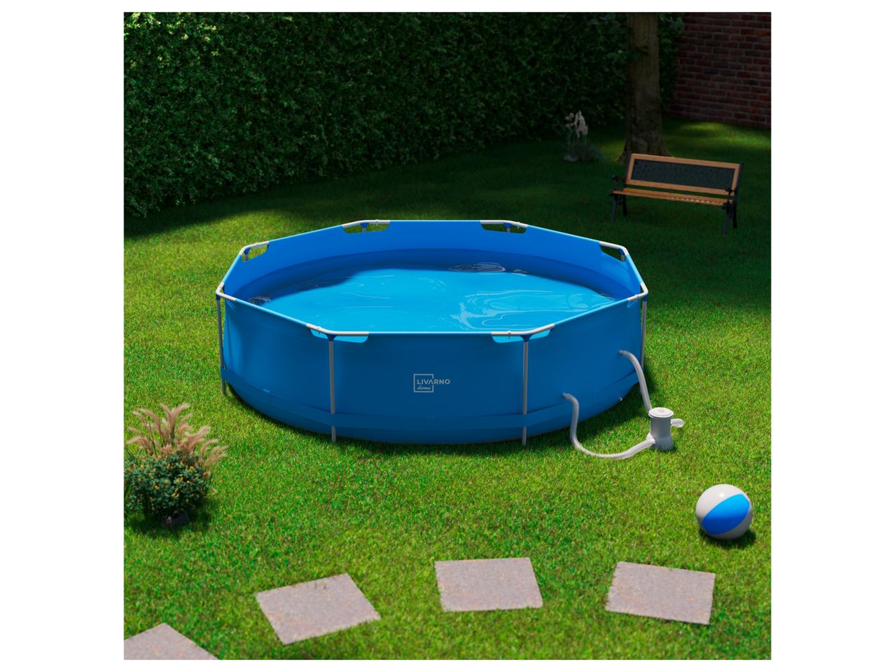 Piscina con struttura in metallo con , prezzo 99 EUR