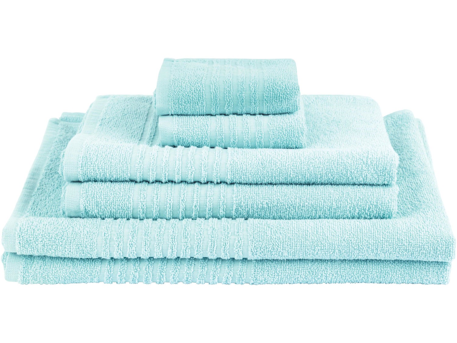 Set asciugamani, 6 pezzi Miomare, prezzo 8.99 &#8364; 
- 2x teli doccia (65 ...