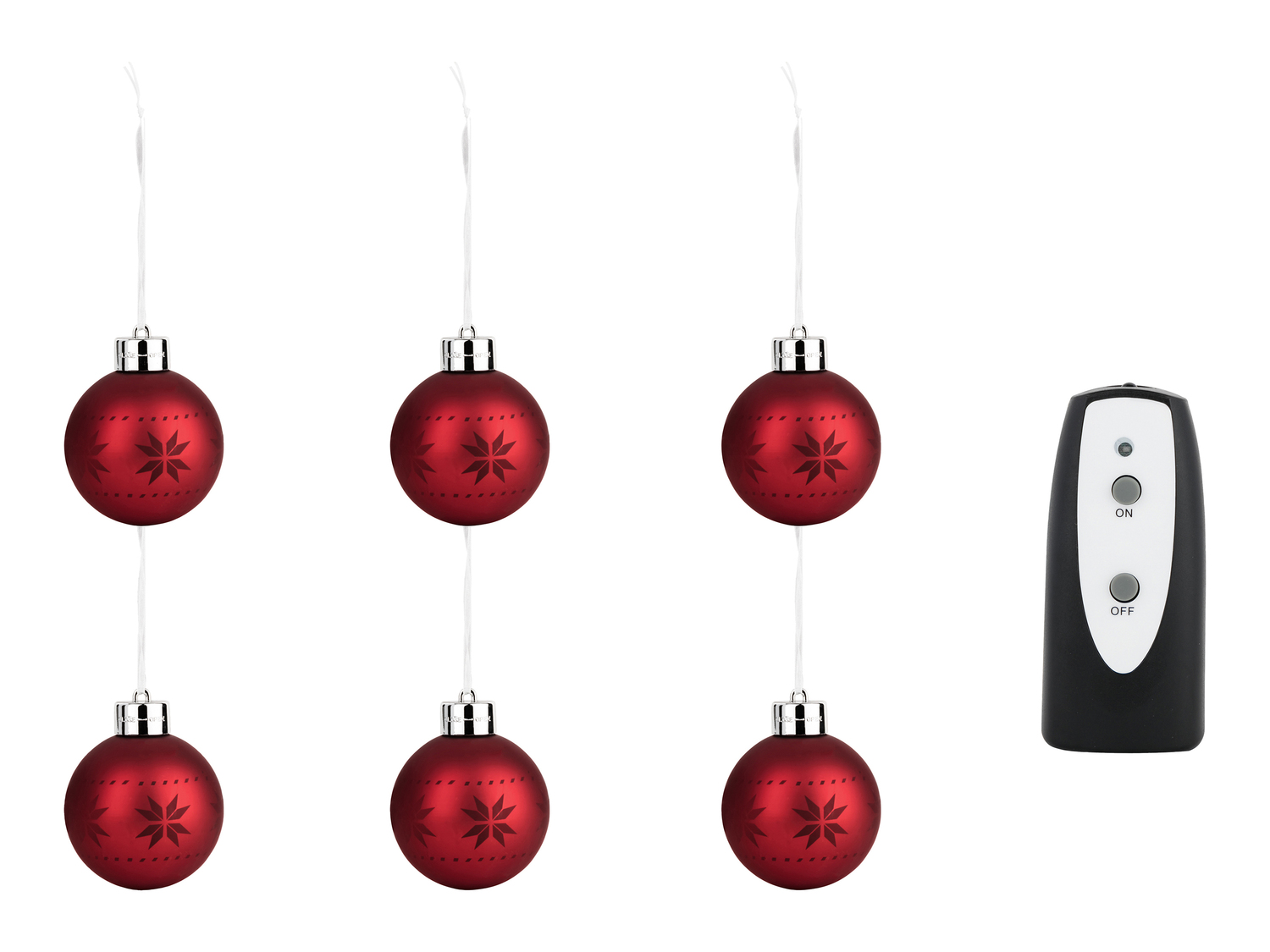 Set palline natalizie con LED Melinera, le prix 19.99 &#8364; 
5 o 6 pezzi 
- ...