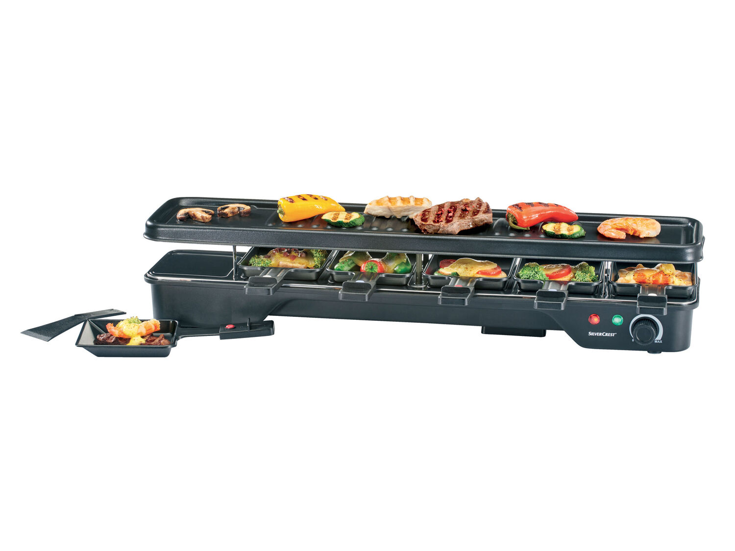 Raclette-grill Silvercrest Kitchen Tools, prezzo 24.99 &#8364; 
- Piastra grill ...