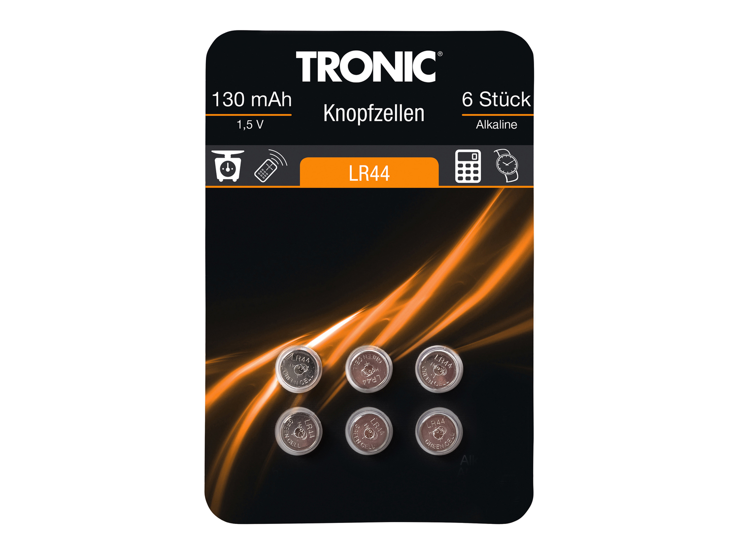 Batterie a bottone Tronic, prezzo 1.49 &#8364; 
6 pezzi 
- Alcaline o al litio
- ...