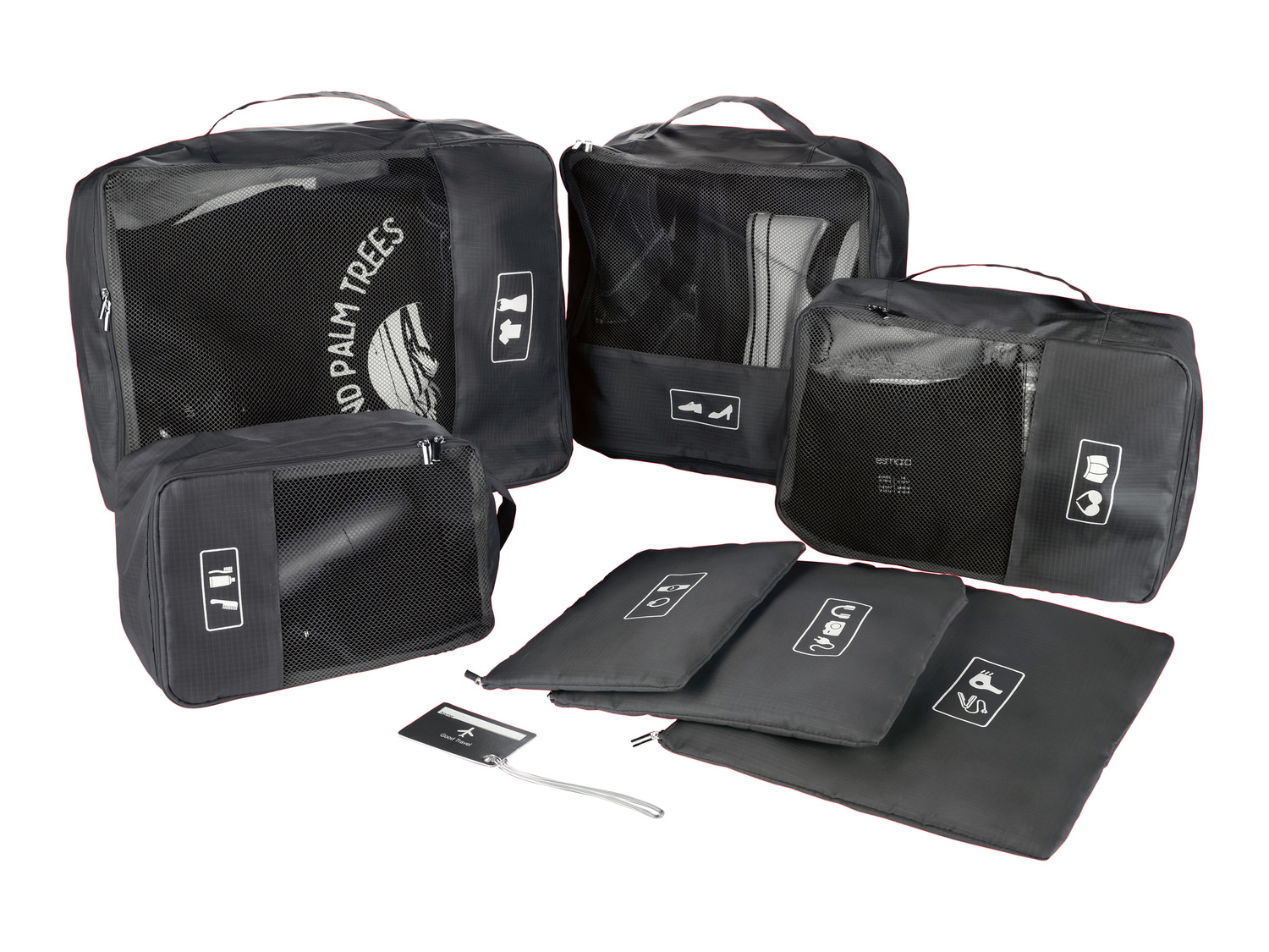Set organizer per valigia Top-move-var, prezzo 9.99 € 
- 7 buste
- 1 etichetta ...
