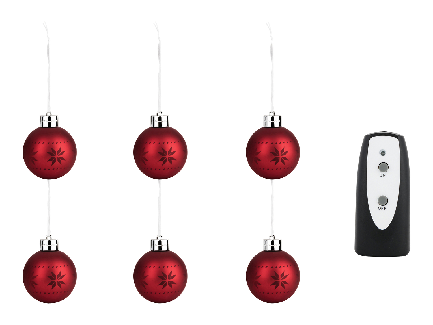Set palline natalizie con LED Melinera, prezzo 19.99 &#8364; 
5 o 6 pezzi 
- ...