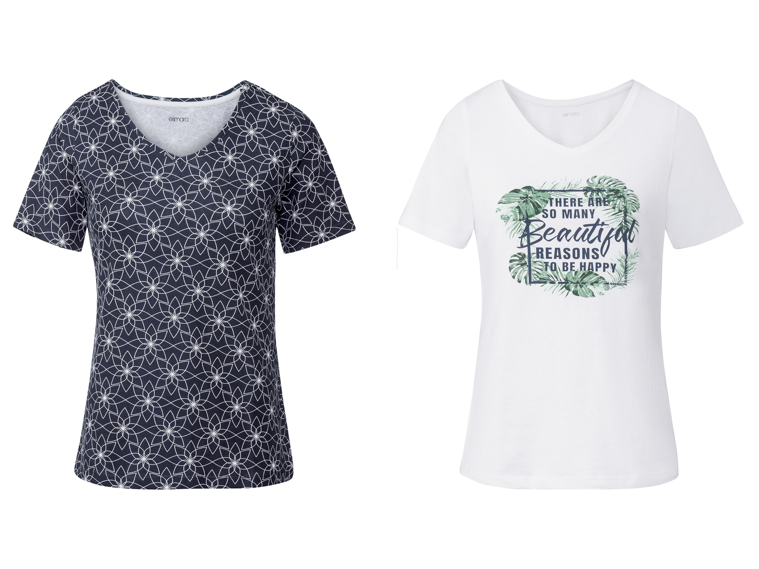 T-Shirt da donna Esmara, prezzo 6.99 &#8364; 
2 pezzi - Misure: S-XL
Taglie ...