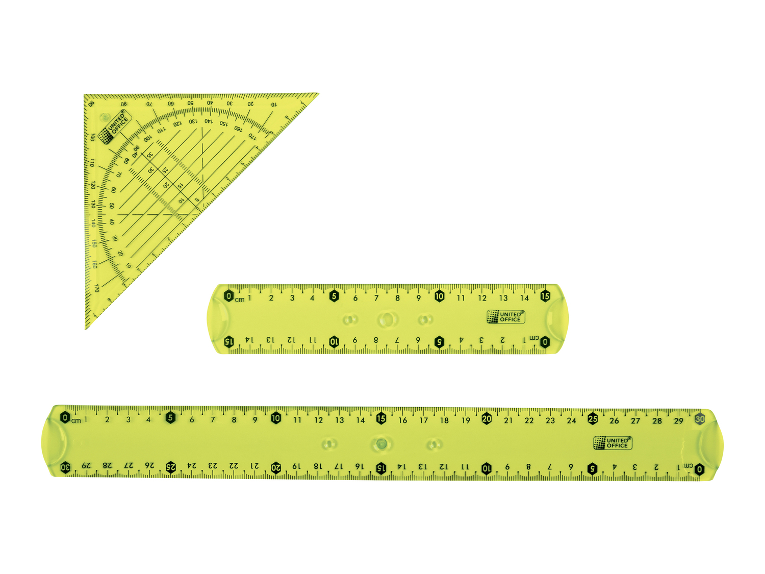 Set strumenti per la geometria United Office, prezzo 0.99 &#8364; 
3 pezzi 
- ...