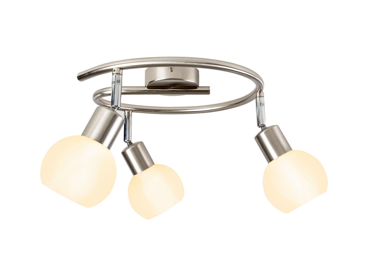 Lampada LED da soffitto con faretti Livarno, prezzo 14.99 € 
- Materiale di montaggio ...