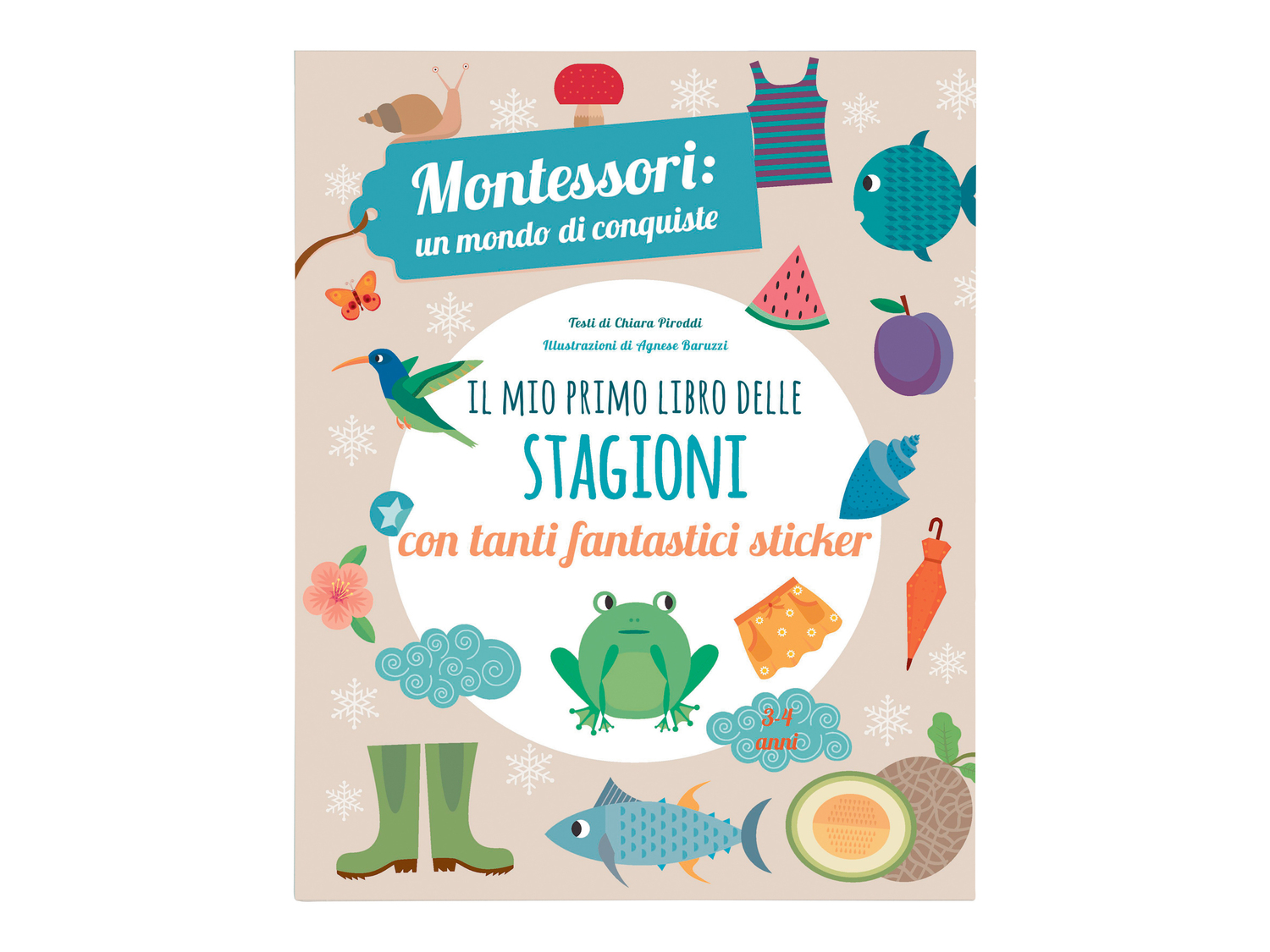 Album da colorare con sticker per bambini Montessori , prezzo 4.99 €