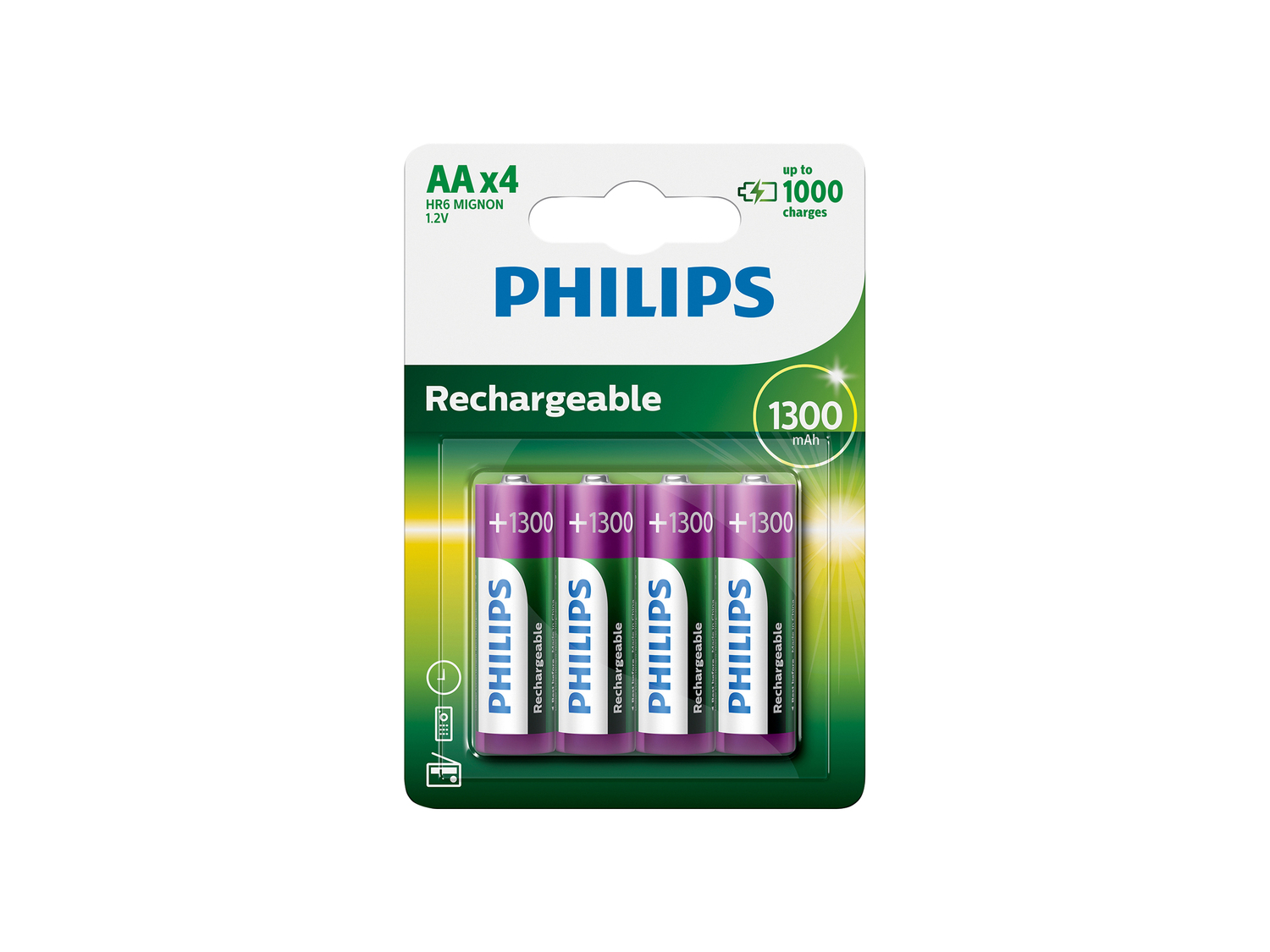 Batterie stilo o ricaricabili Philips, prezzo 6.99 €  

Caratteristiche