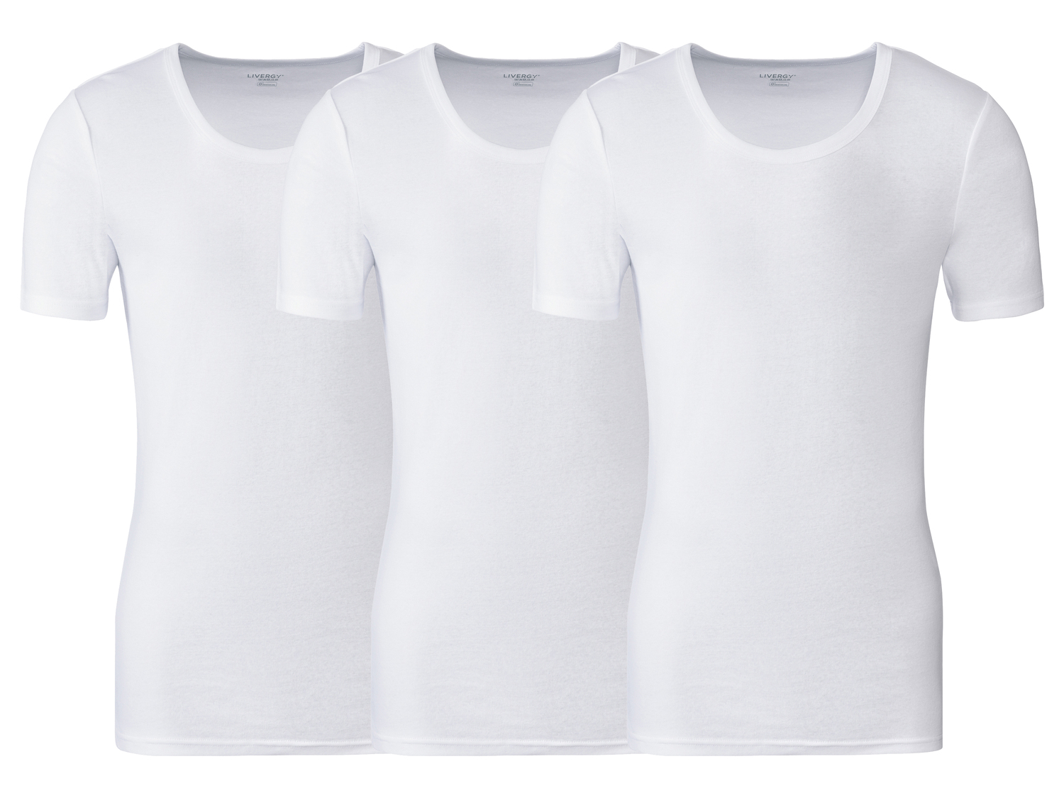 T-Shirt intima da uomo Livergy, prezzo 8.99 &#8364; 
3 pezzi - Misure: M-XL ...